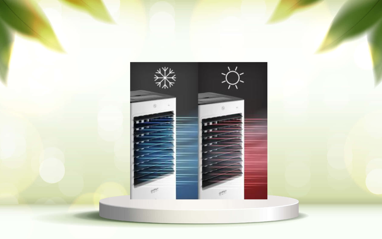 EKO-AIR: raffrescatore, scaldino e umidificatore 3‑in‑1 per comfort tutto l’anno